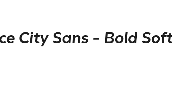 GT Vice City Sans - Bold Soft Italic Logo