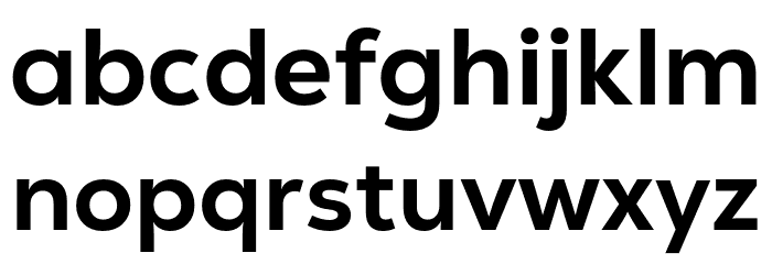 GT Vice City Sans - Bold Font LOWERCASE