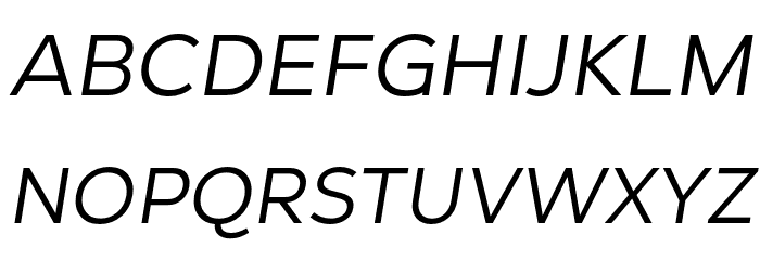 GT Vice City Sans - Book Italic Font Litere mari