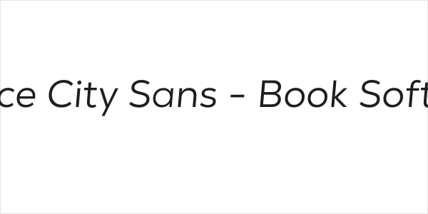 GT Vice City Sans - Book Soft Italic Logo