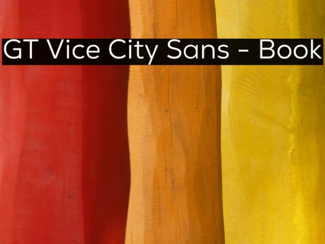 GT Vice City Sans - Book Example 3