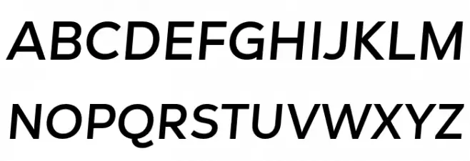 GT Vice City Sans - Medium Soft Italic Caratteri MAIUSCOLE