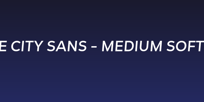 GT Vice City Sans - Medium Soft Italic Social Header