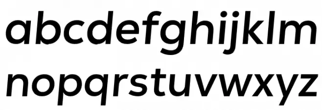 GT Vice City Sans - Medium Soft Italic Caratteri MINUSCOLO