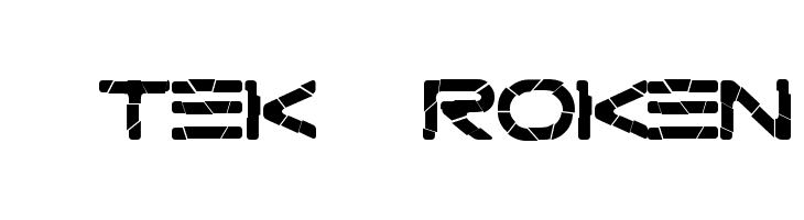 Gtek Broken  Free Fonts Download