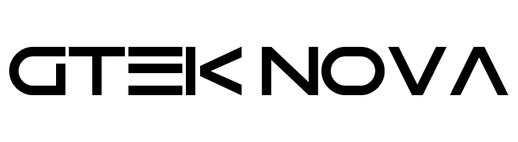 Gtek Nova  font caratteri gratis