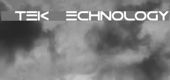 Gtek Technology Font examples