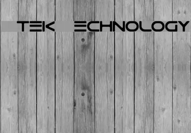 Gtek Technology Font examples