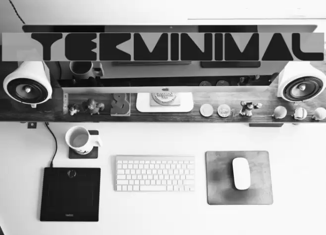 Gtekminimal Font examples