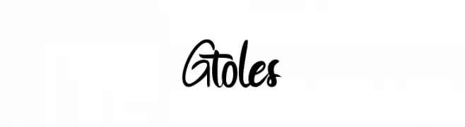 Gtoles  フリーフォントのダウンロード