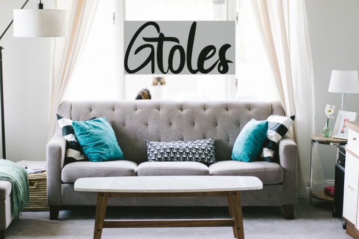 Gtoles Font examples