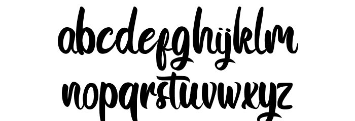 Gtoles Font LOWERCASE