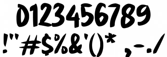 GUANYU Font OTHER CHARS