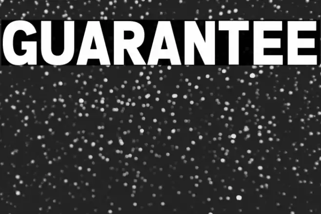 GUARANTEE Font examples