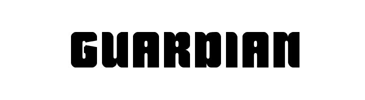 GUARDIAN  免费字体下载