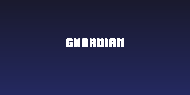 GUARDIAN Social Header