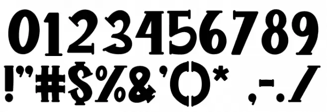 GUDTAIMS Font OTHER CHARS