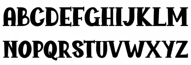 GUDTAIMS Schriftart Groß