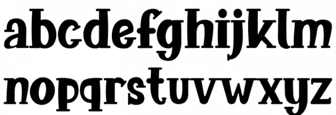 GUDTAIMS Font LOWERCASE