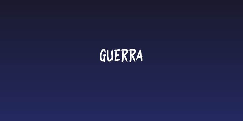 GUERRA Social Header