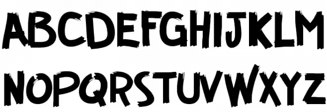 GUERRILLA FONT 字体 大写