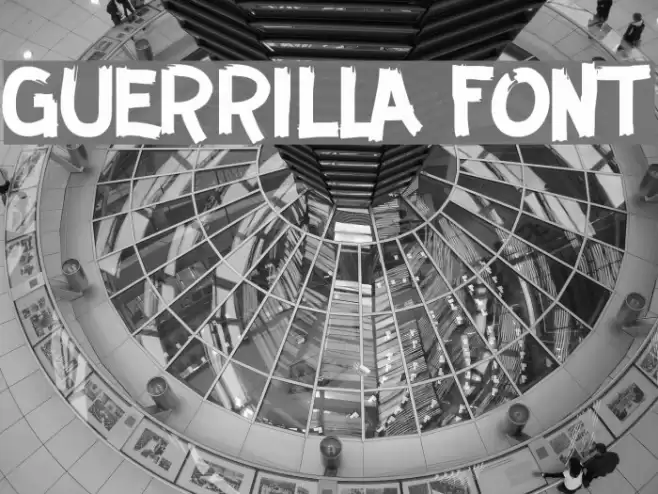 GUERRILLA FONT Font examples
