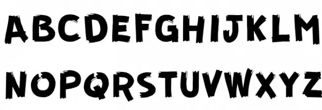 GUERRILLA Normal Schriftart Kleinbuchstaben