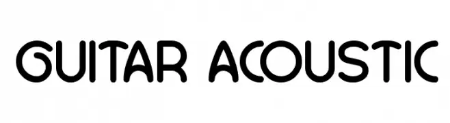 GUITAR ACOUSTIC  Fuentes Gratis Descargar