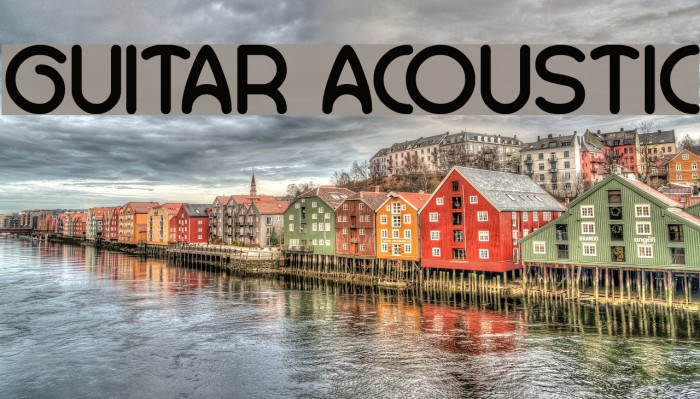 GUITAR ACOUSTIC Font examples
