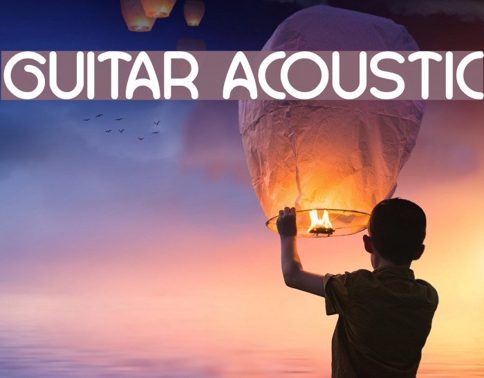 GUITAR ACOUSTIC Font examples