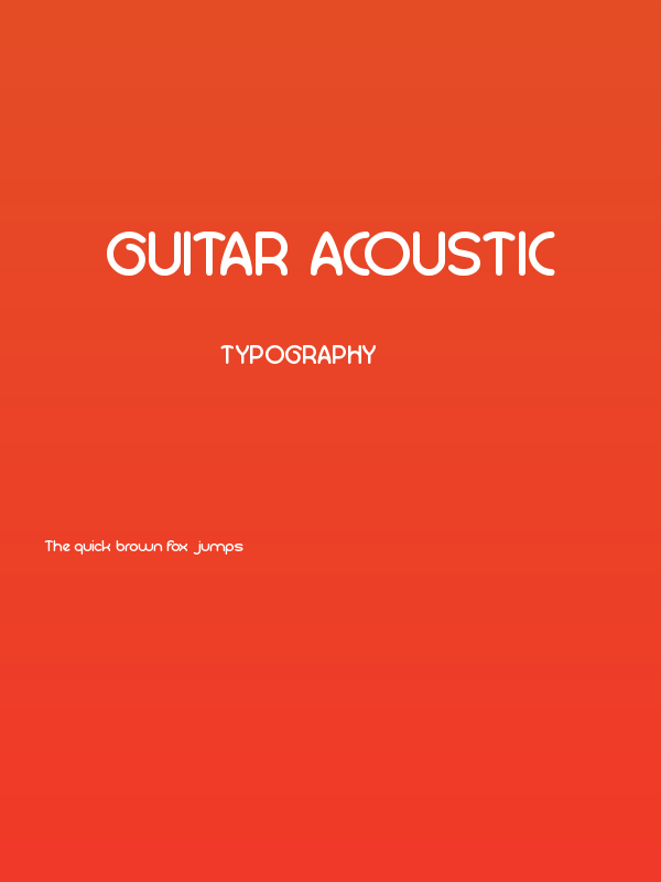 GUITAR ACOUSTIC Poster