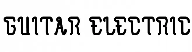 GUITAR ELECTRIC  Descarca Fonturi Gratis