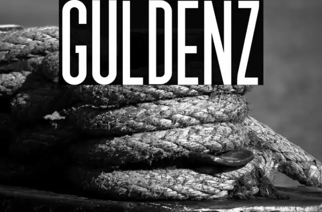 GULDENZ Font examples