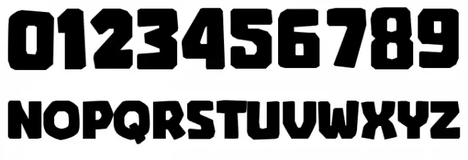 GUMDROP Шрифта ДРУГИЕ символов