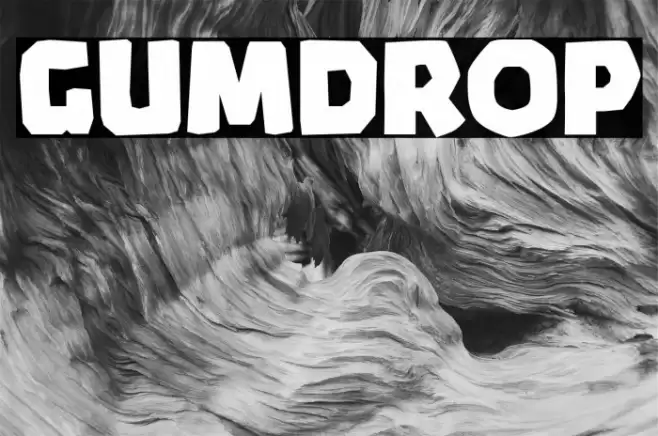 GUMDROP Шрифта examples