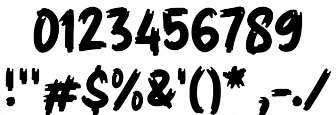 GUNAIN Font OTHER CHARS