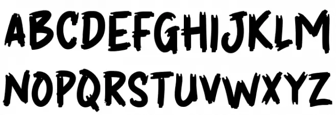 GUNAIN Font UPPERCASE