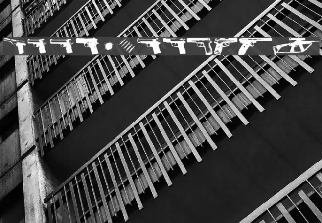 GUNBATS フォント examples