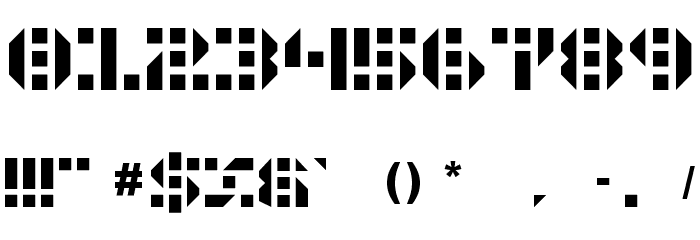 GUNJU Font OTHER CHARS