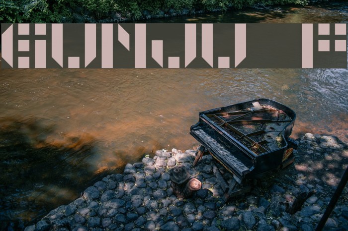 GUNJU Font examples