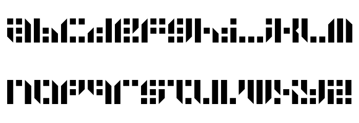 GUNJU Font LOWERCASE