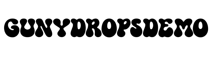GUNYDROPS DEMO  Descarca Fonturi Gratis