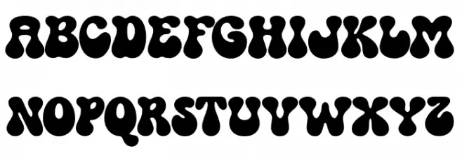 GUNYDROPS DEMO Schriftart Groß