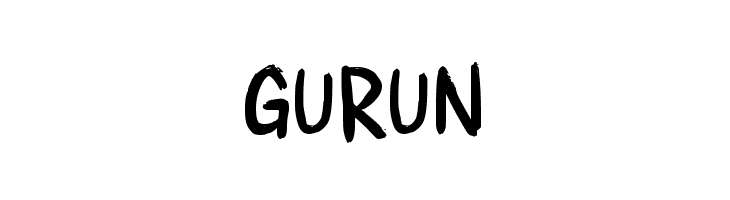 GURUN  नि: शुल्क फ़ॉन्ट्स डाउनलोड