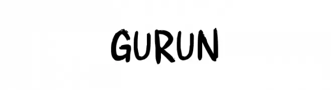 GURUN  नि: शुल्क फ़ॉन्ट्स डाउनलोड