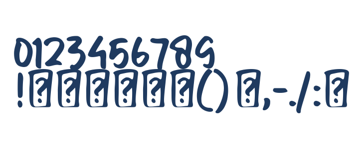 GUTHEN BLOOTS ALLCAPS Other Characters