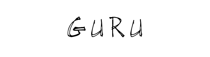 GuRu  フリーフォントのダウンロード