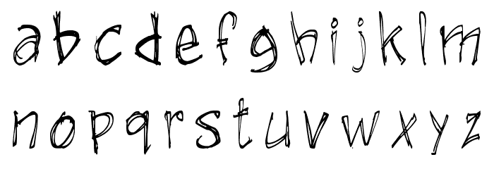 GuRu Font LOWERCASE