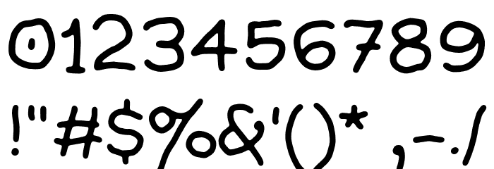 GuacamoleQuickstep Font OTHER CHARS