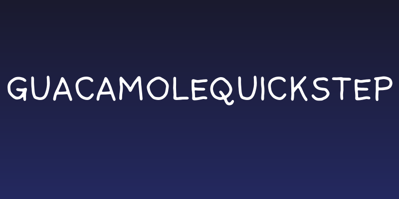 GuacamoleQuickstep Social Header